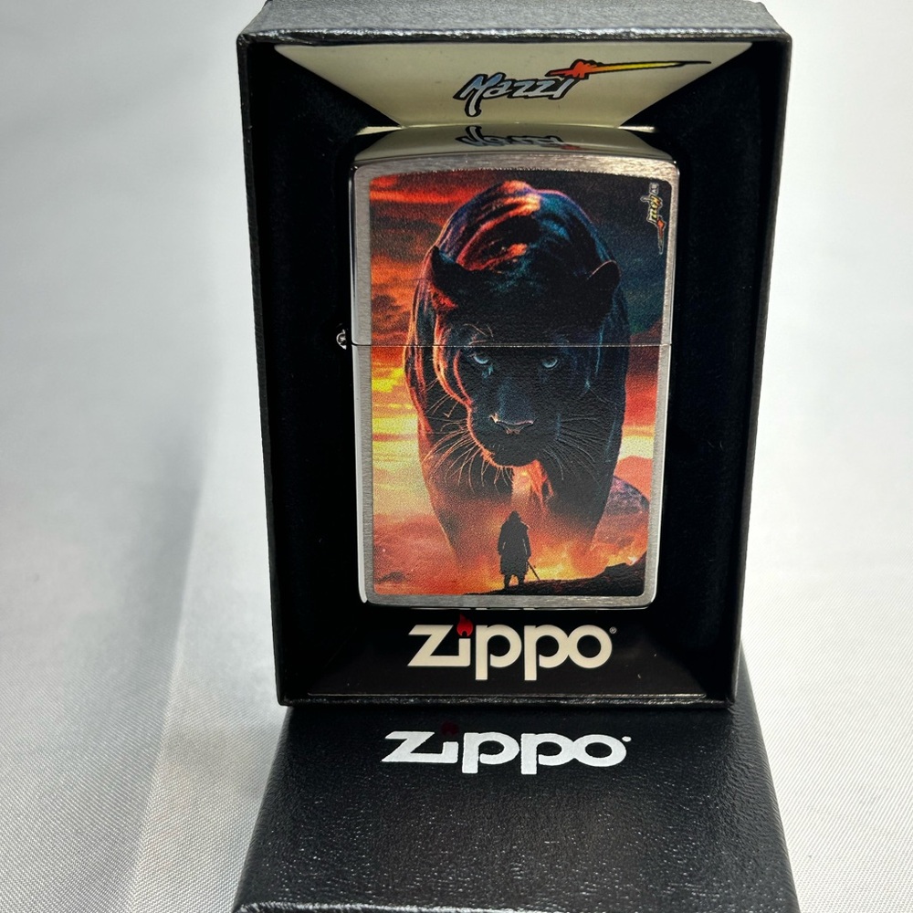 Zippo Black Panther - Claudio Mazzi